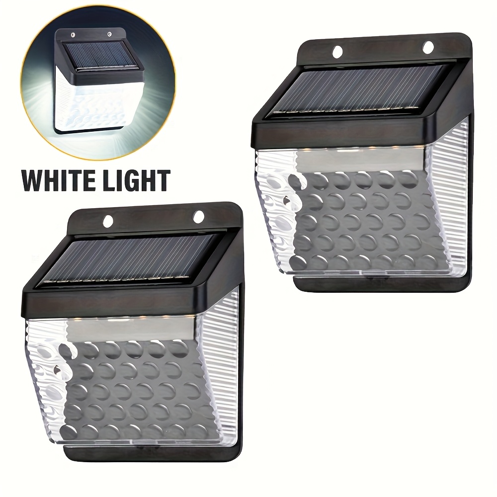 Solar Garden Light - LED Solarleuchte mit PIR-Bewegungssensor, Wasserdichte Solarlampe