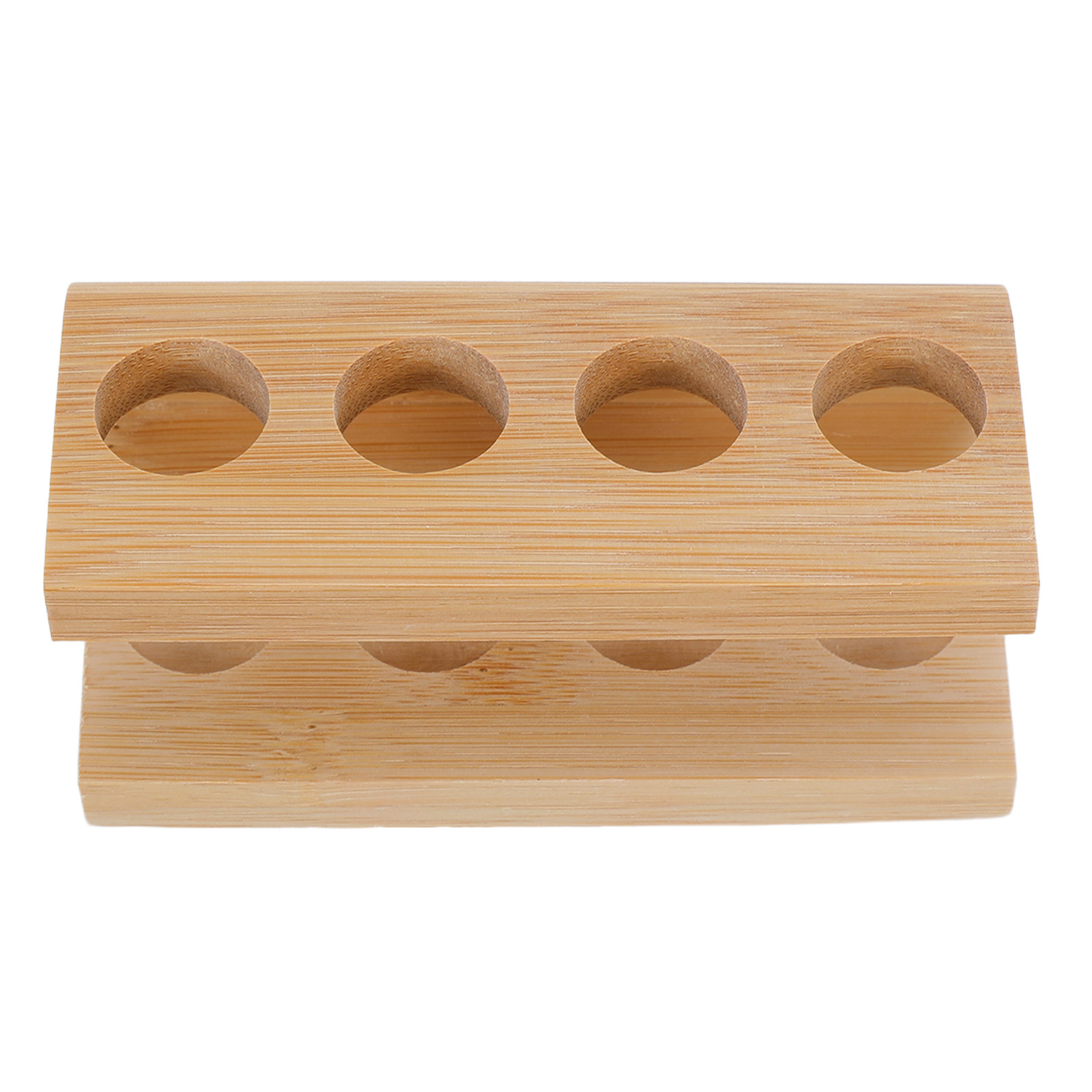 Bamboo Toothbrush - Bambus-Zahnbürstenkopfhalter mit 4 Fächern, Organizer für