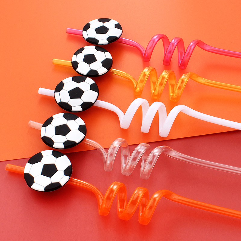 12 Stück Strohhalme mit Fußbal – Reusable Straw Bewertung und Preis