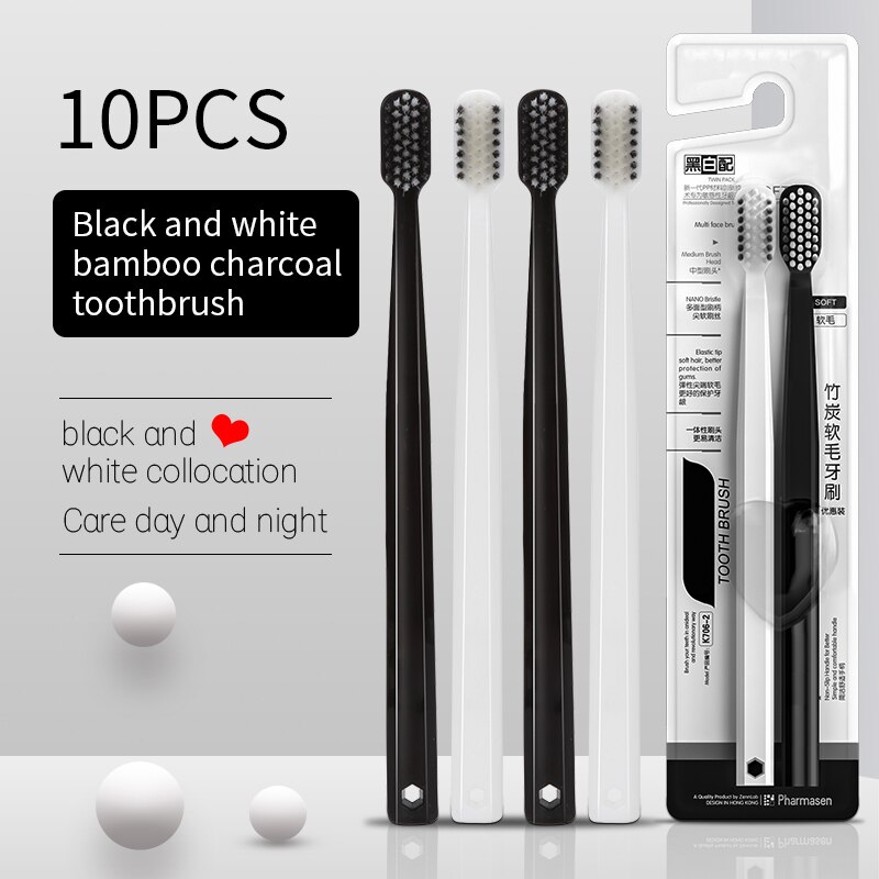10 Stück weiche Zahnbürste Män – Bamboo Toothbrush Bewertung und Preis