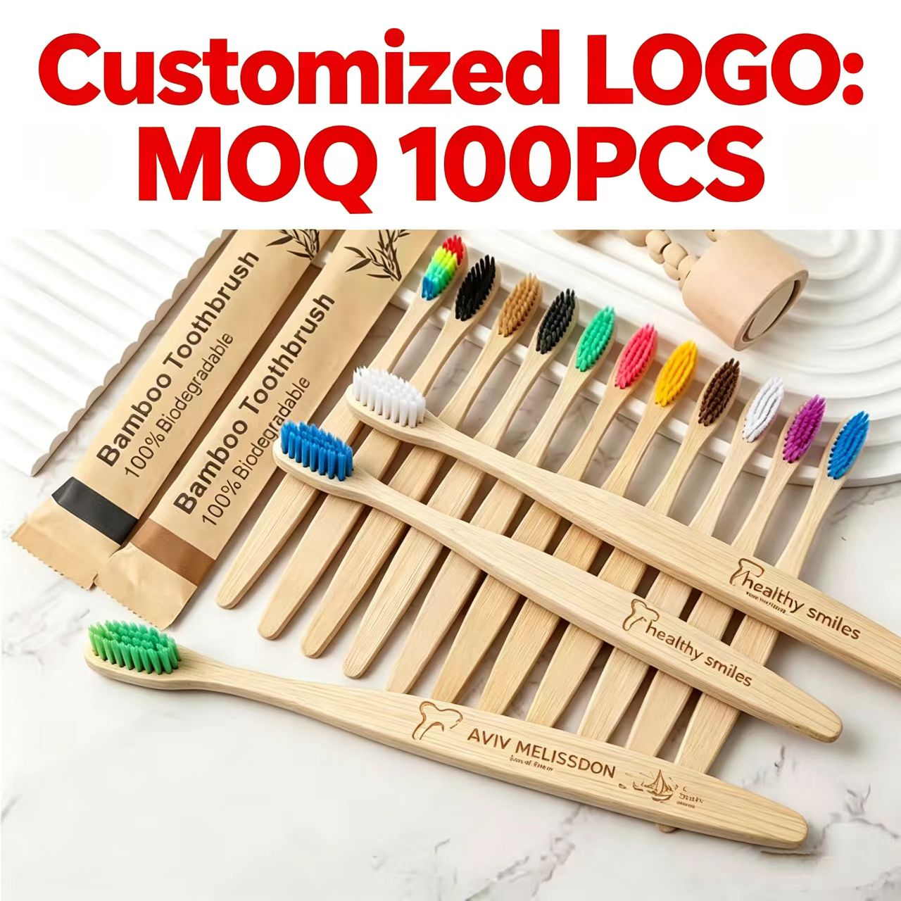 Bambus-Zahnbürsten 100 Stück U – Bamboo Toothbrush Bewertung und Preis