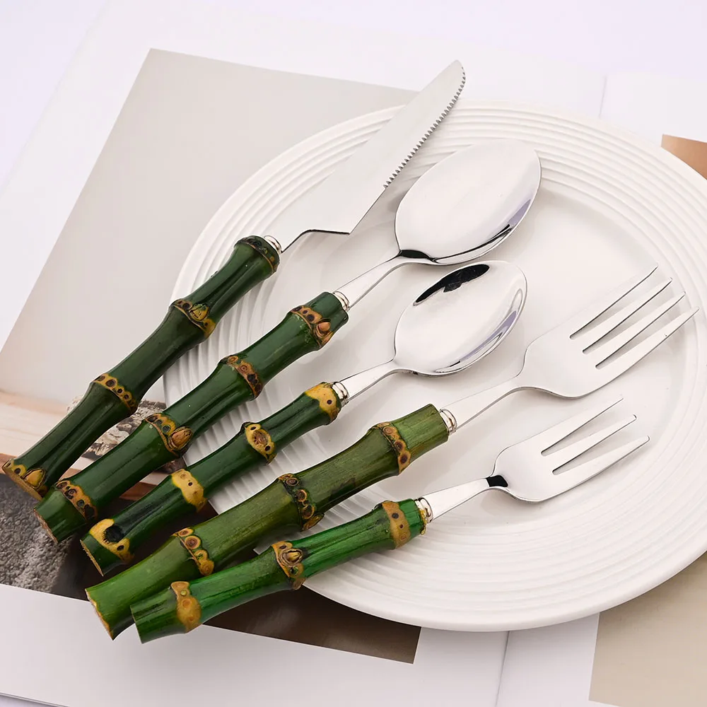 4-teiliges Besteckset mit natü – Bamboo Cutlery Bewertung und Preis