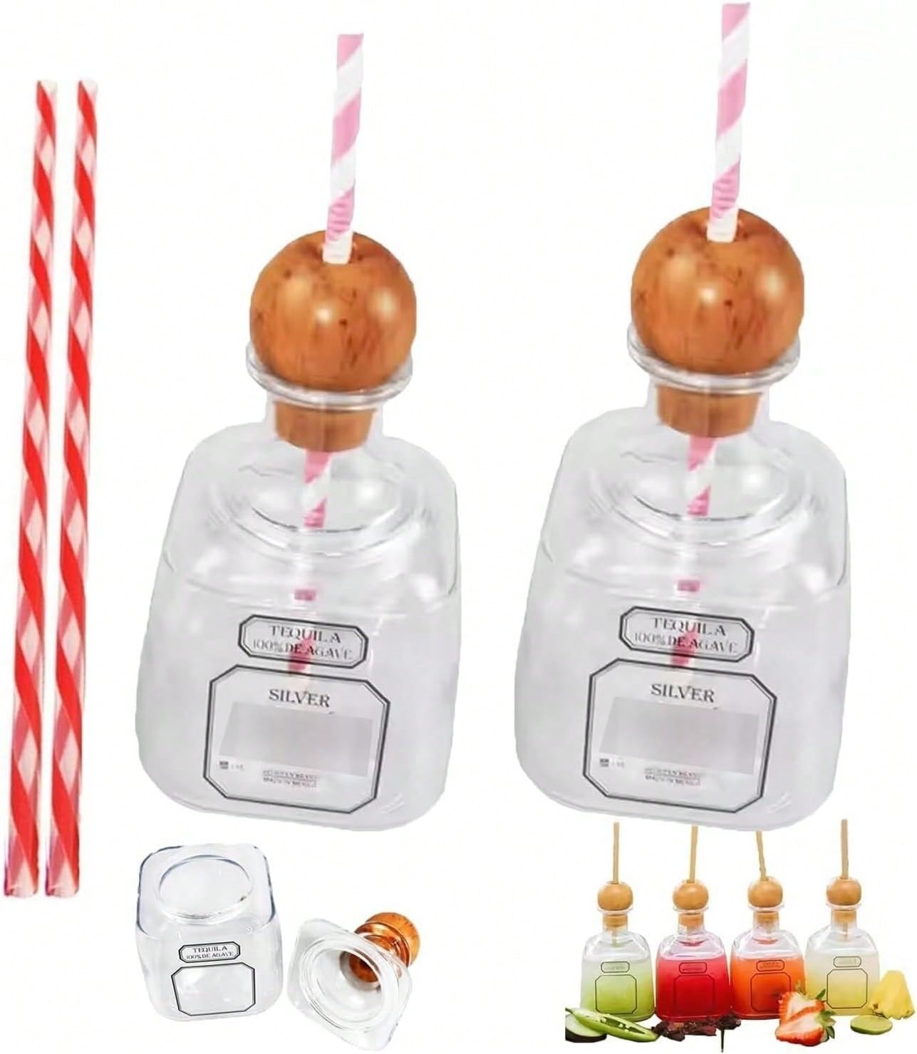 2 wiederverwendbare Weinflasch – Reusable Straw Bewertung und Preis