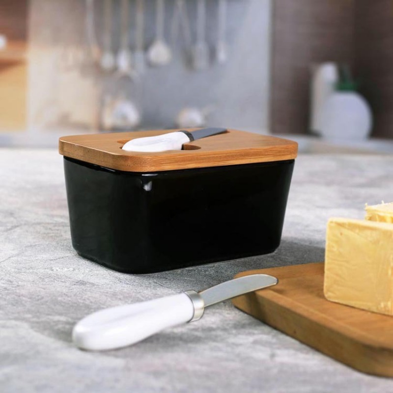 Einfache Keramik Butter dose m – Bamboo Cutlery Bewertung und Preis